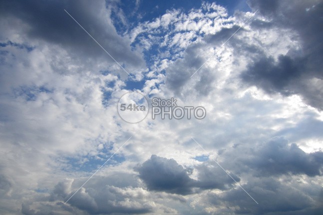 Sky and Clouds 0009 sunset sky nature field cloudy clouds bright blue background 54ka StockPhoto