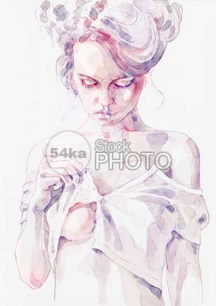 Aquarelle sensual portrait of a girl young women woman white Watercolour Fashion watercolour watercolor wall art Style splashing sensual portrait paper painting paint makeup look Lips lady image illustration head hand Hairstyle hair Graphic Glamour girl freehand female Fashion Illustration Fashion Art Fashion face eyes eye drawing design color close blue black beauty drawing beauty beautiful background Art aquarelle 54ka StockPhoto