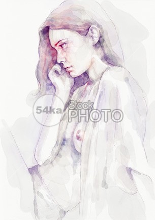 Watercolour Sensual Portrait young watercolours watercolour painting watercolour watercolors watercolor sketch watercolor painting watercolor sensual portrait pencil instagood illustration girl gallery face drawing art Beautiful Woman artwork artlovers artists on watercolor Art aquarelle painting aquarelle acuarelas academic artworks 54ka StockPhoto